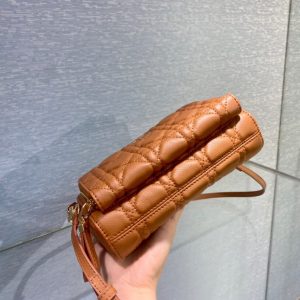 Dior Caro size 19 brown Bag 13