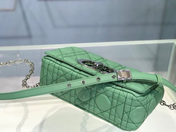 Dior Caro size 20 green Bag 5