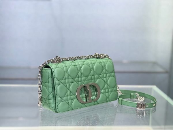 Dior Caro size 20 green Bag 8