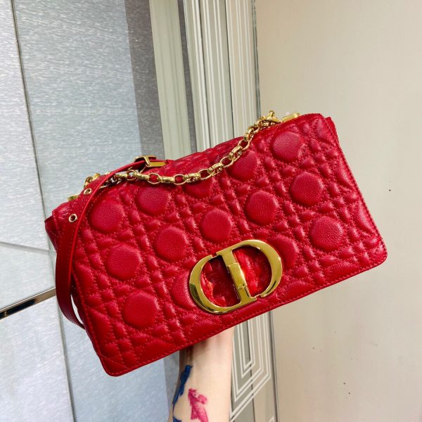 Dior Caro size 25 red 9242 Bag 1