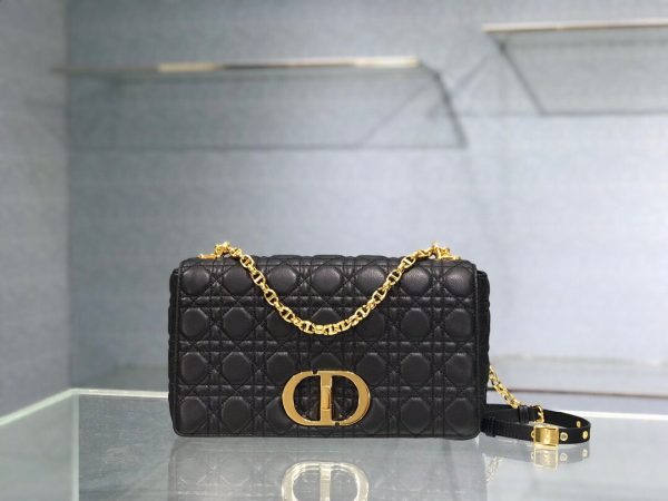 Dior Caro size 28 black 9243 Bag 1