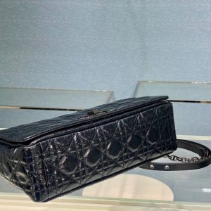 Dior Caro size 28 glossy black Bag 11