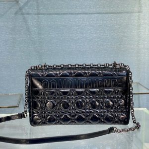 Dior Caro size 28 glossy black Bag 14