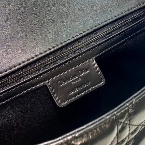 Dior Caro size 28 glossy black Bag 15
