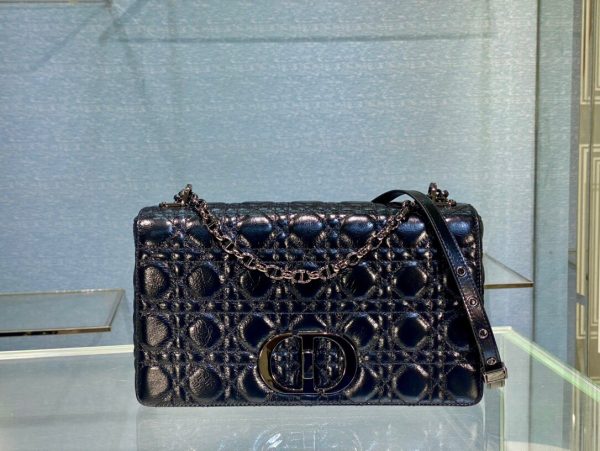 Dior Caro size 28 glossy black Bag 1