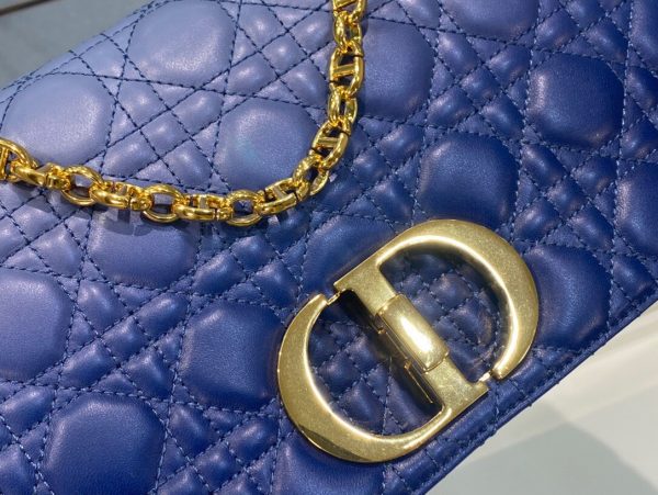 Dior Caro size 28 gradient blue Bag 4