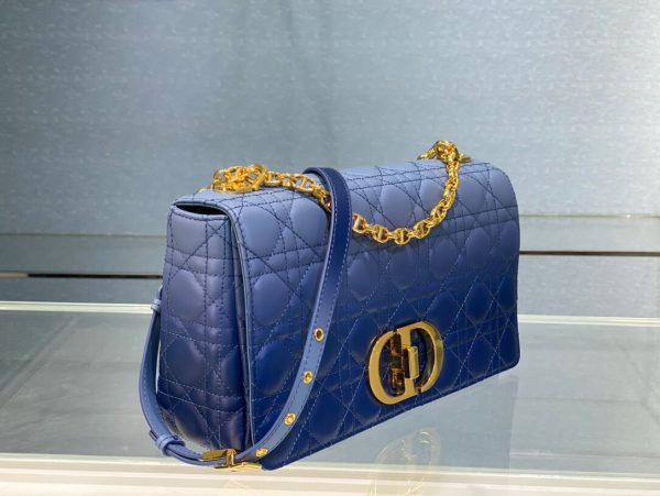 Dior Caro size 28 gradient blue Bag 8