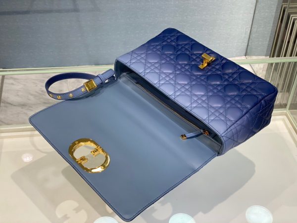 Dior Caro size 28 gradient blue Bag 9