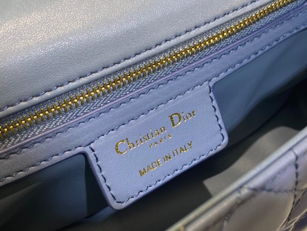 Dior Caro size 20 gradient blue Bag 3