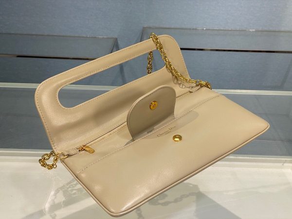 Dior Double size 28 beige Bag 7