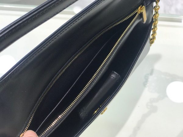 Dior Double size 28 black Bag 4
