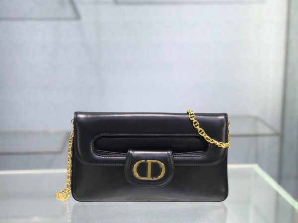 Dior Double size 28 black Bag 8