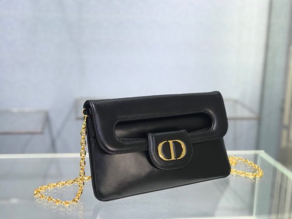 Dior Double size 28 black Bag 1