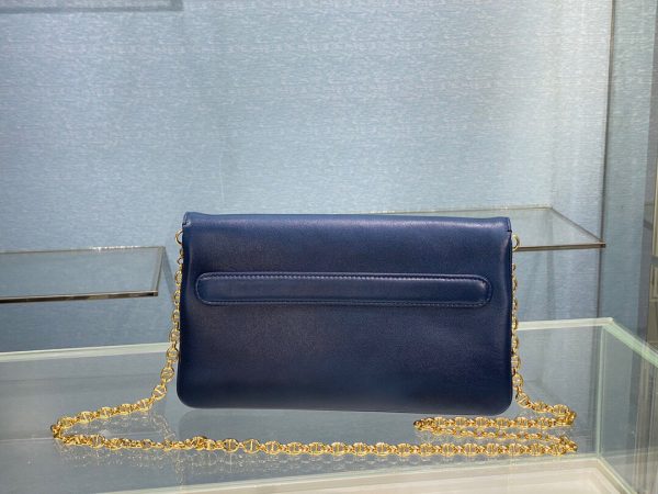 Dior Double size 28 deep blue Bag 5