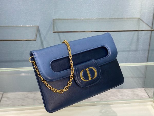 Dior Double size 28 deep blue Bag 6