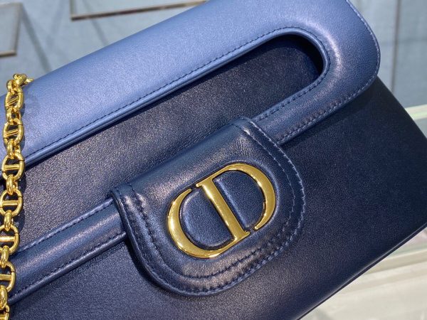 Dior Double size 28 deep blue Bag 8