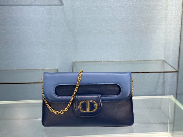 Dior Double size 28 deep blue Bag 10
