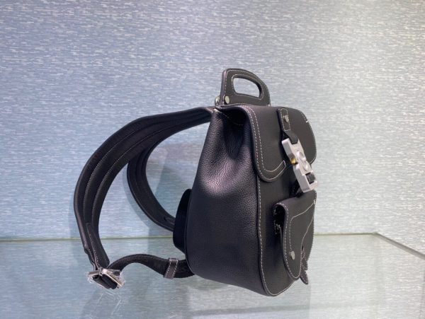Dior Homme size 19 black Backpack 8