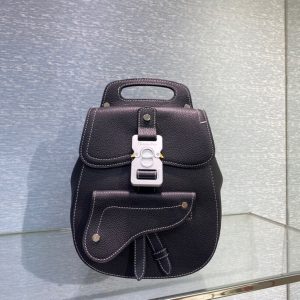 Dior Homme size 19 black Backpack 18