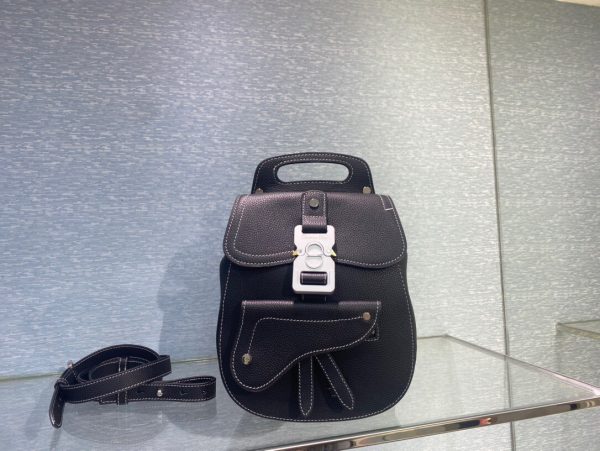 Dior Homme size 19 black Backpack 1