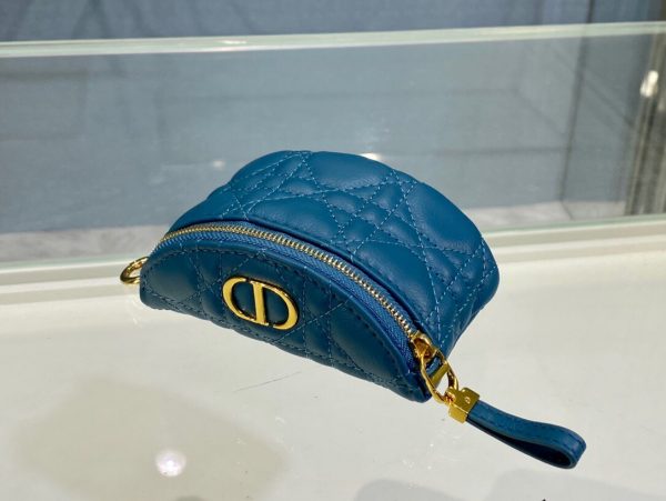 Dior Montaigne Change Key size 11 sea blue Bag 9