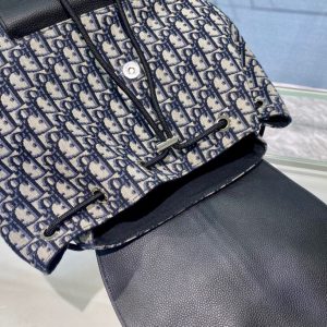 Dior OBLIQUE MOTION size 32 black x grey Backpack 11