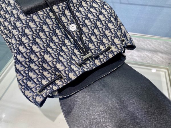 Dior OBLIQUE MOTION size 32 black x grey Backpack 2