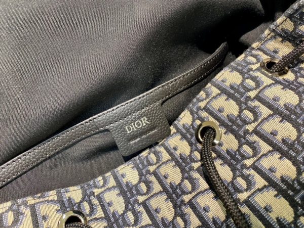 Dior OBLIQUE MOTION size 32 black x grey Backpack 4