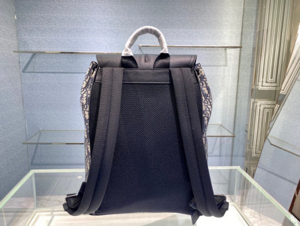 Dior OBLIQUE MOTION size 32 black x grey Backpack 5