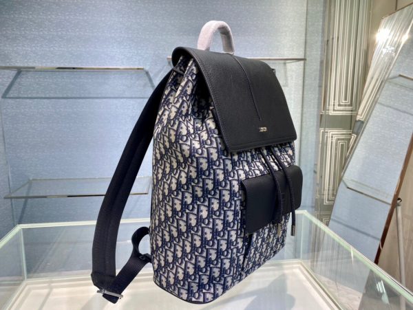 Dior OBLIQUE MOTION size 32 black x grey Backpack 9