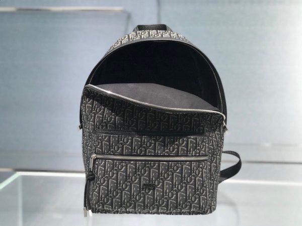 Dior Oblique 2020 size 29 black x grey Backpack 4