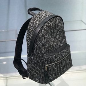Dior Oblique 2020 size 29 black x grey Backpack 18
