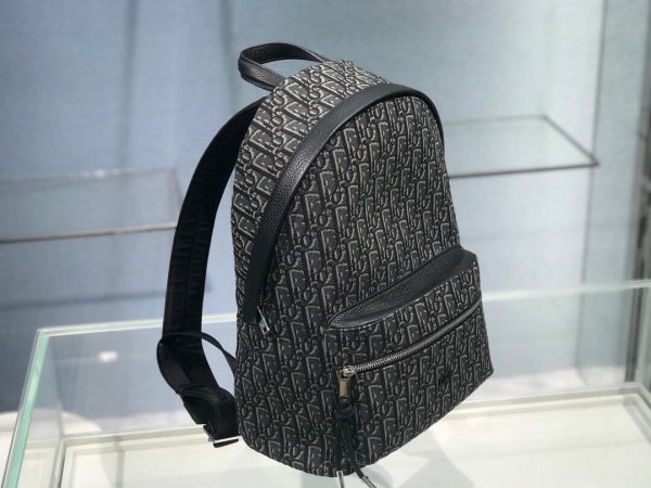 Dior Oblique 2020 size 29 black x grey Backpack 9