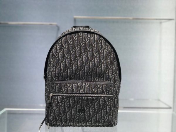 Dior Oblique 2020 size 29 black x grey Backpack 1