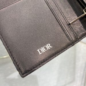 Dior Oblique beige x black Wallet 15