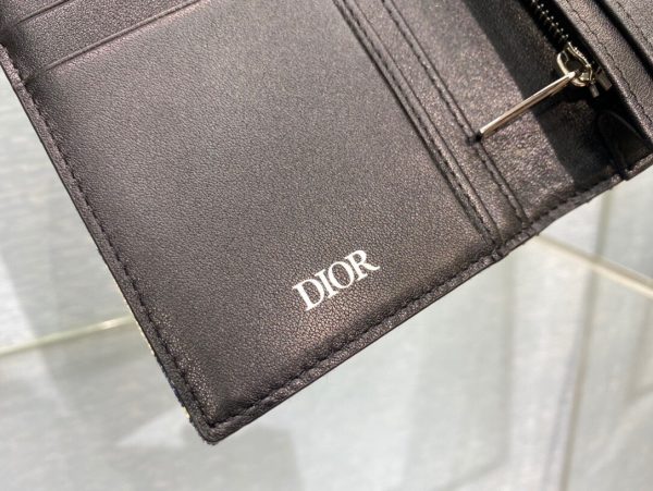 Dior Oblique beige x black Wallet 6
