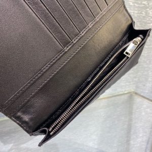 Dior Oblique grey x black Wallet 12