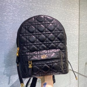 Dior Oblique retro black Backpack 17