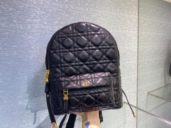 Dior Oblique retro black Backpack 8