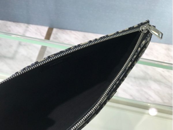Dior Oblique size 28 black grained 214 Bag 2
