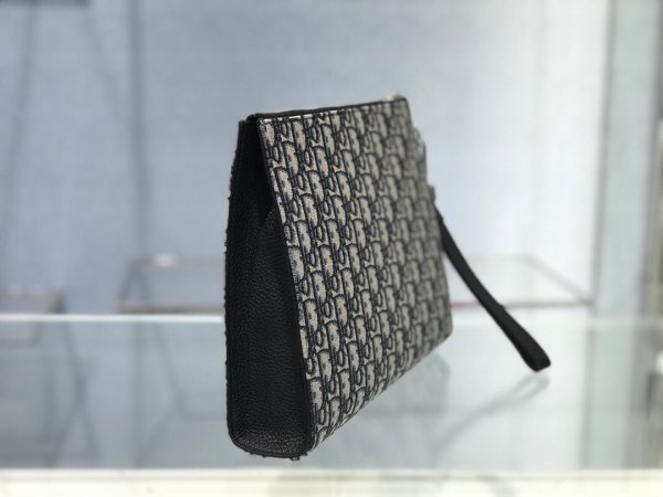 Dior Oblique size 28 black grained 214 Bag 6