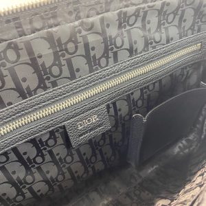 Dior Oblique size 34 beige and black Bag 11