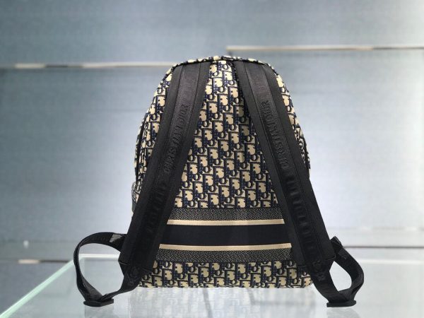 Dior Oblique size 35 black x beige 6104 Bag 8