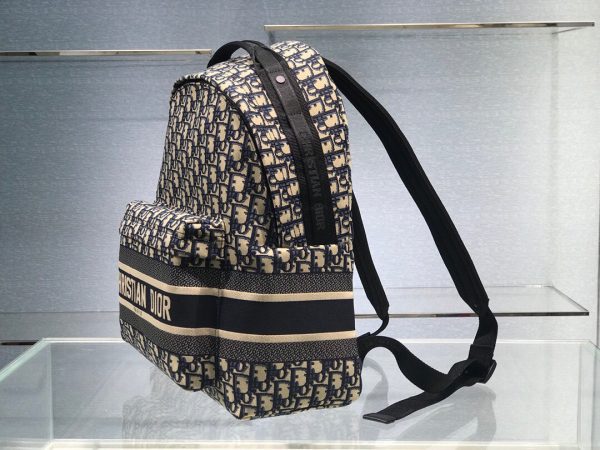 Dior Oblique size 35 black x beige 6104 Bag 9