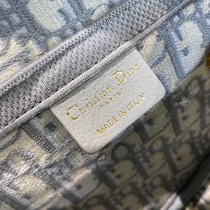 Dior Saddle Oblique size 25 gray Bag 12