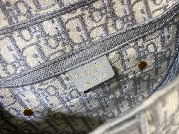 Dior Saddle Oblique size 25 gray Bag 6