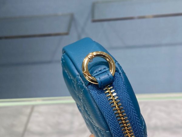 Dior Super Mini Small Cake sea blue Bag 4