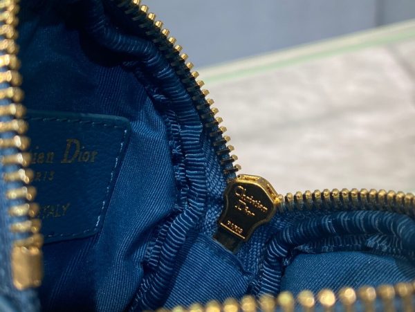 Dior Super Mini Small Cake sea blue Bag 7