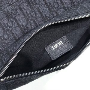 Dior Unisex Saddle size 20 black Bag 11