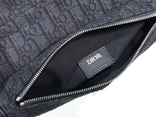 Dior Unisex Saddle size 20 black Bag 2